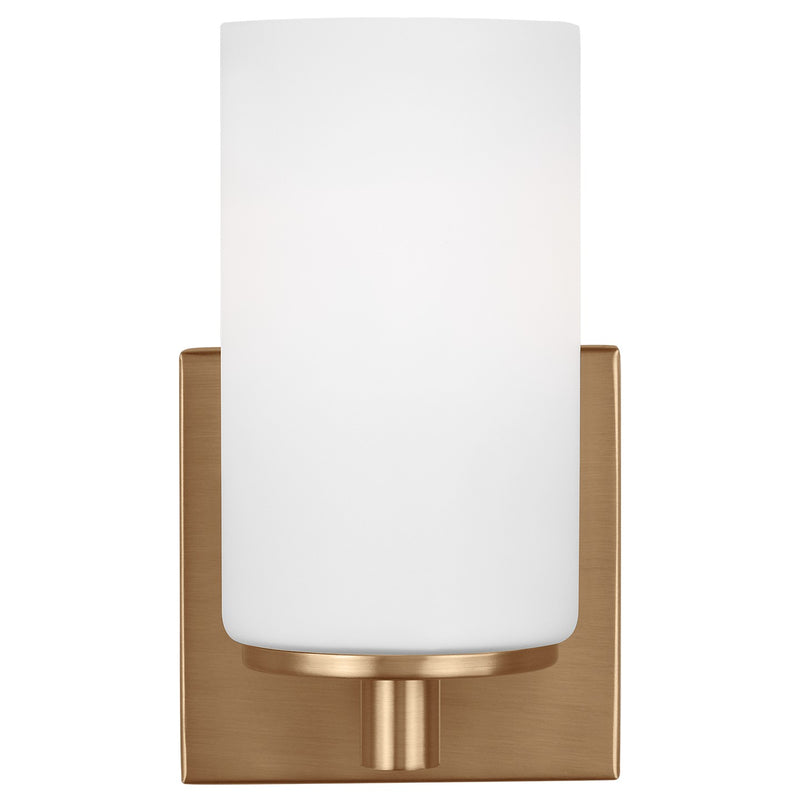 Generation Lighting 4139101EN3-848 One Light Wall / Bath Sconce, Satin Brass