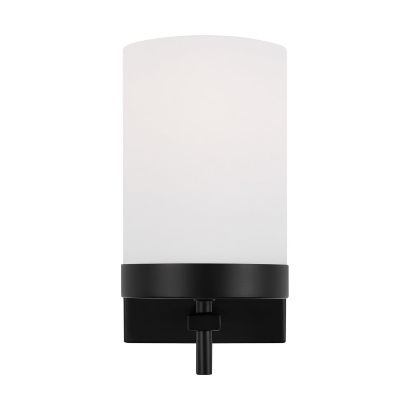 Visual Comfort Studio 4190301EN3-112 One Light Wall / Bath Sconce, Midnight Black