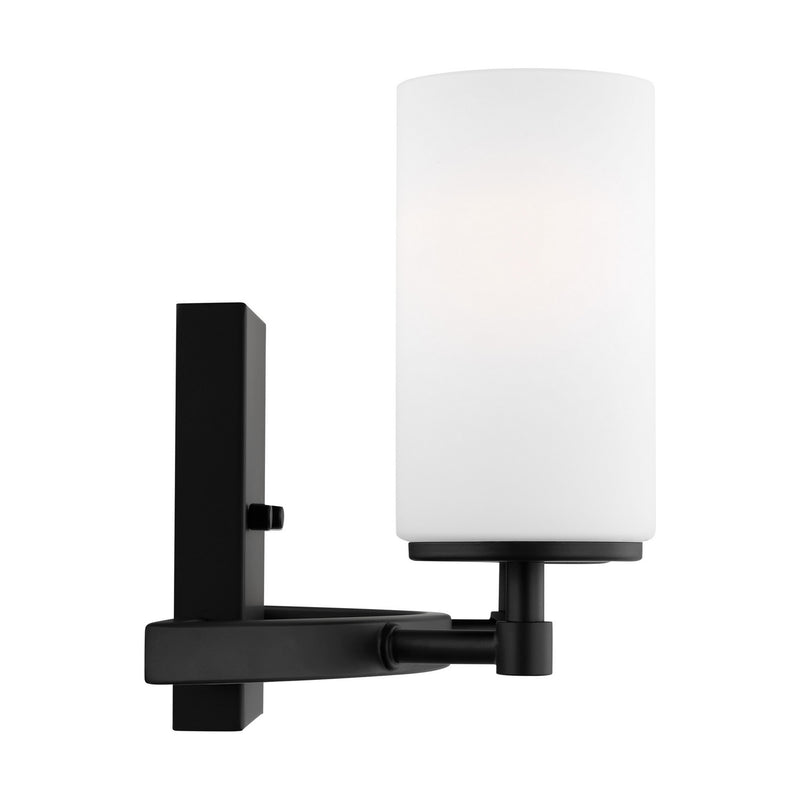 Generation Lighting 4424602-112 Two Light Wall / Bath, Midnight Black