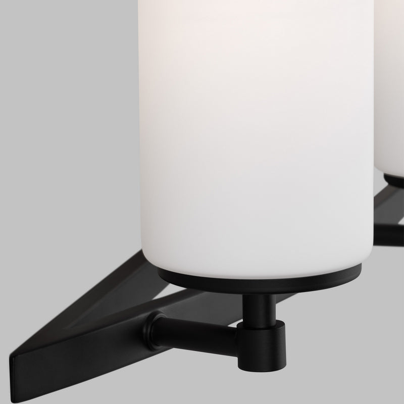 Generation Lighting 4424604EN3-112 Four Light Wall / Bath, Midnight Black
