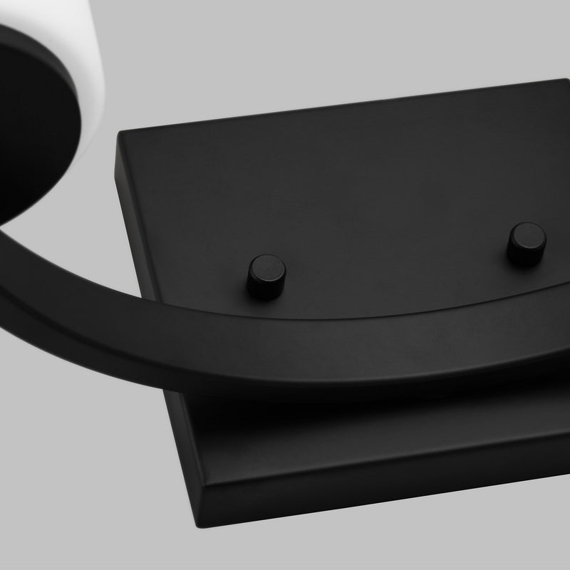 Generation Lighting 4439102-112 Two Light Wall / Bath, Midnight Black