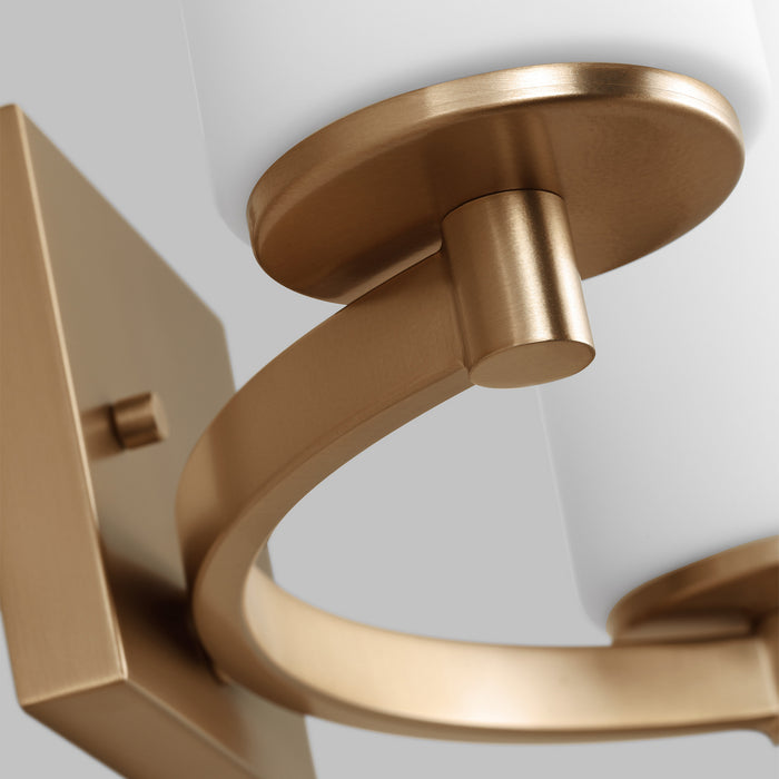 Generation Lighting 4439102EN3-848 Two Light Wall / Bath, Satin Brass