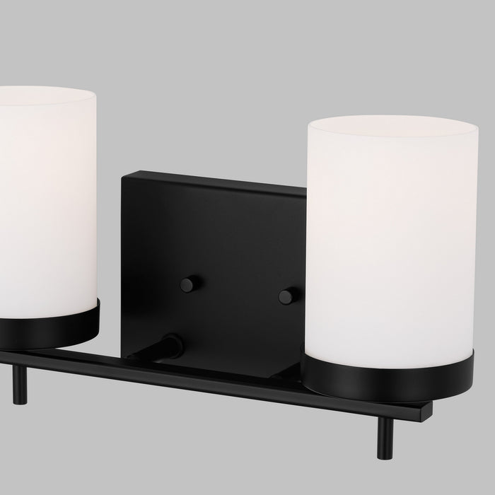 Visual Comfort Studio 4490302-112 Two Light Bath, Midnight Black