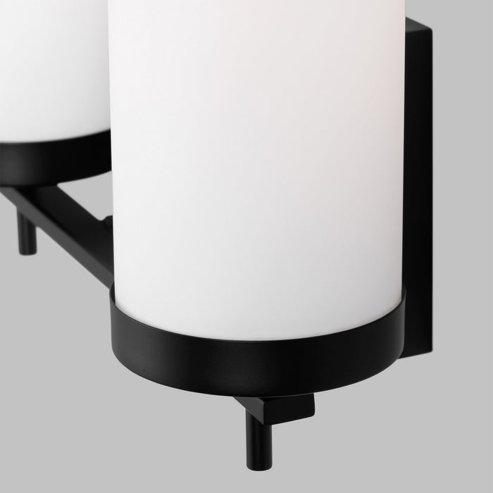Visual Comfort Studio 4490302-112 Two Light Bath, Midnight Black