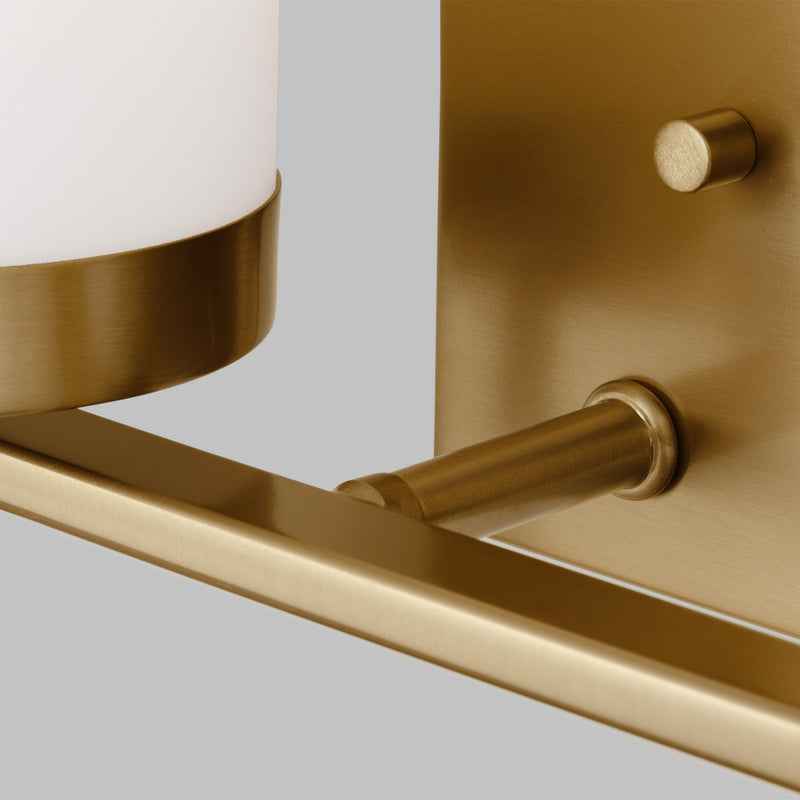 Visual Comfort Studio 4490302-848 Two Light Bath, Satin Brass
