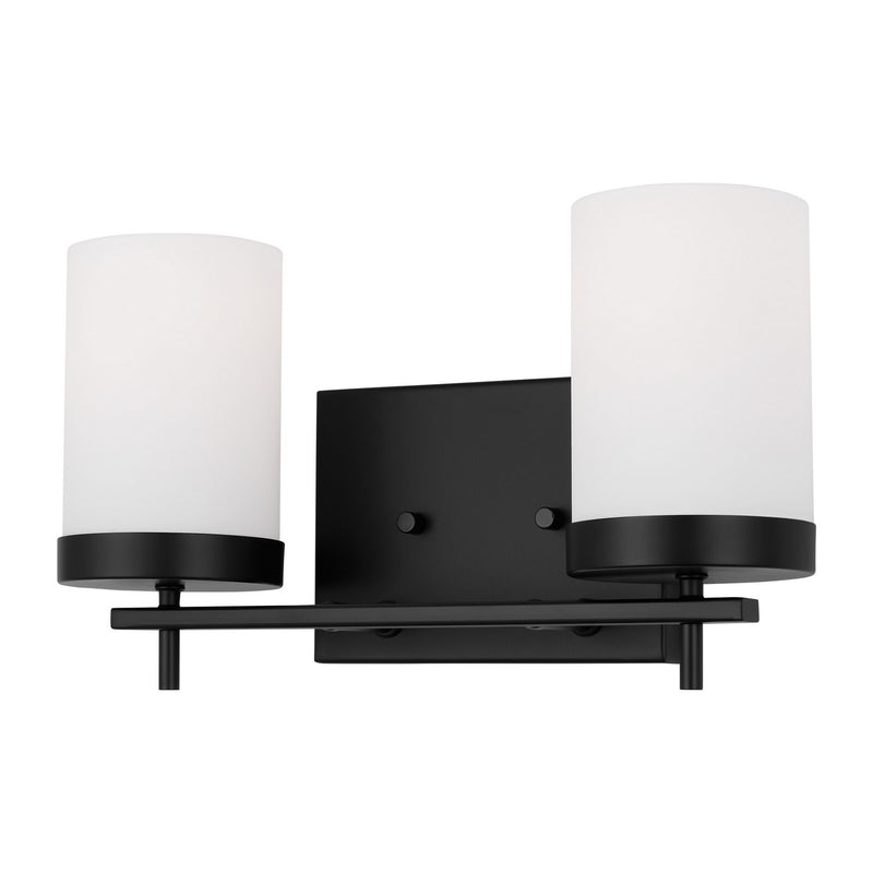 Visual Comfort Studio 4490302EN3-112 Two Light Bath, Midnight Black