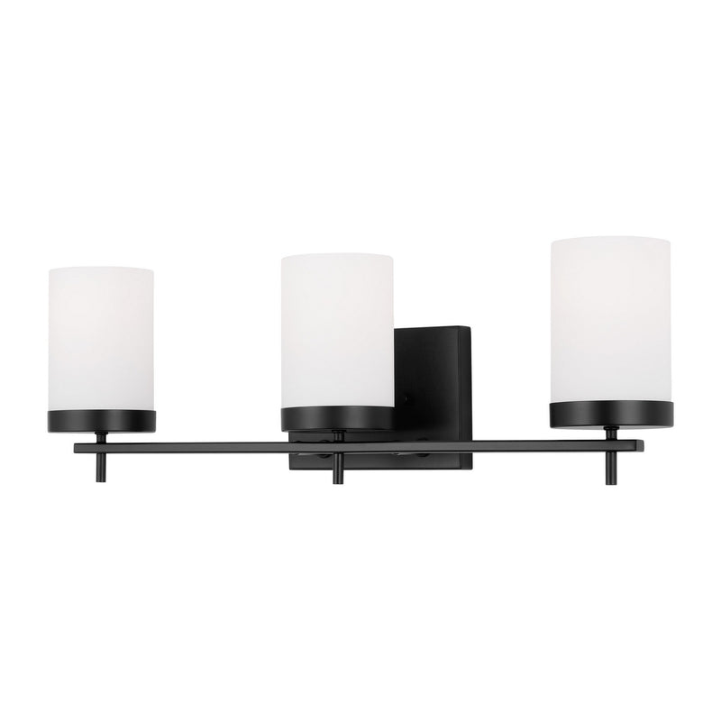 Visual Comfort Studio 4490303-112 Three Light Bath, Midnight Black