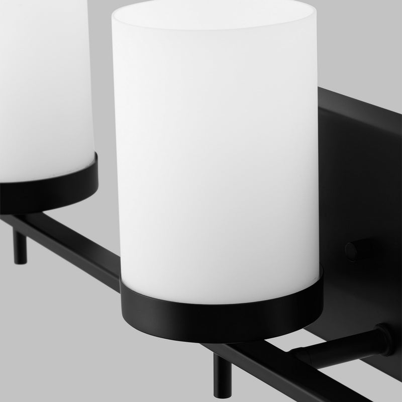 Visual Comfort Studio 4490303-112 Three Light Bath, Midnight Black