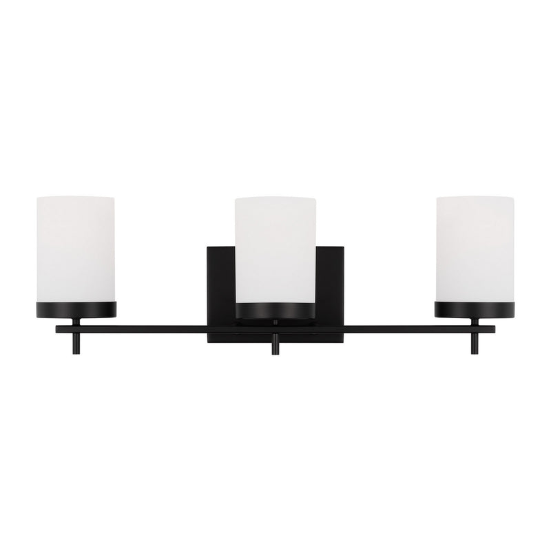 Visual Comfort Studio 4490303EN3-112 Three Light Bath, Midnight Black