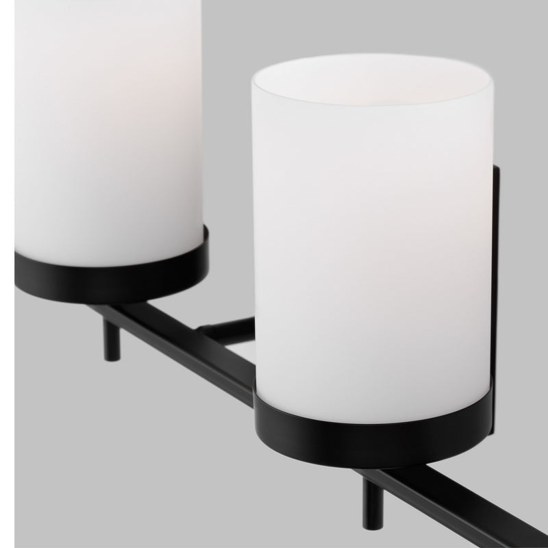 Visual Comfort Studio 4490304-112 Four Light Bath, Midnight Black