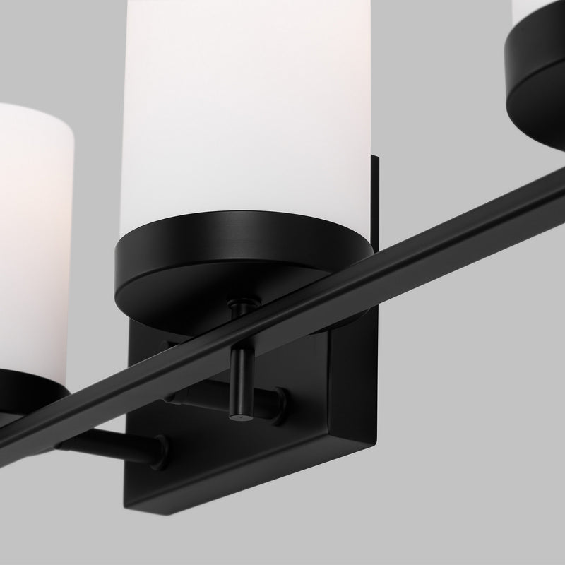 Visual Comfort Studio 4490304EN3-112 Four Light Bath, Midnight Black