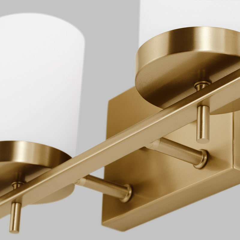 Visual Comfort Studio 4490304EN3-848 Four Light Bath, Satin Brass
