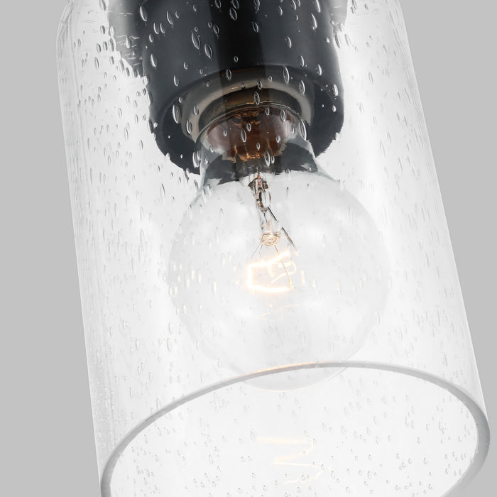 Generation Lighting 61170-112 One Light Mini-Pendant, Midnight Black