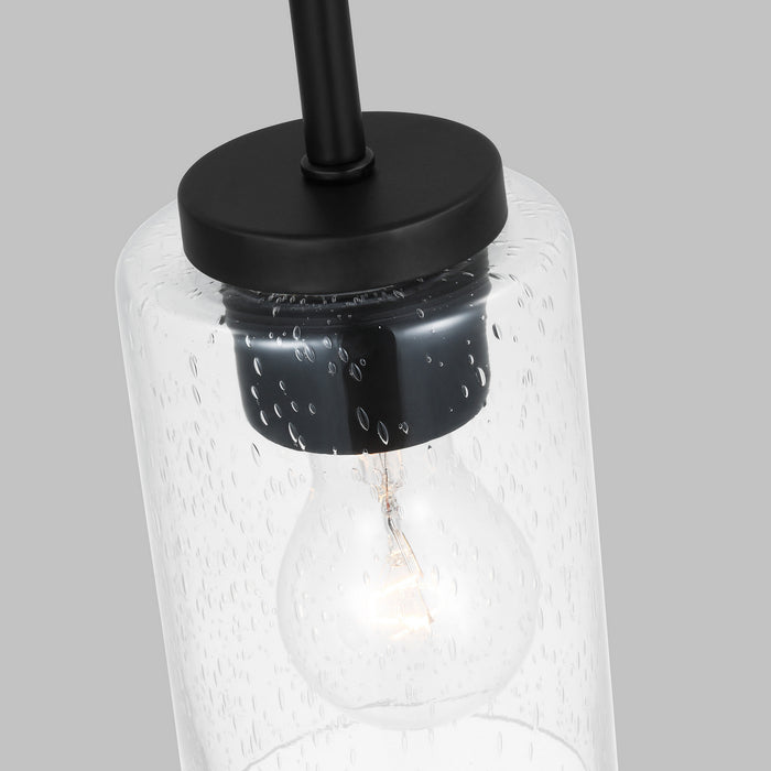 Generation Lighting 61170-112 One Light Mini-Pendant, Midnight Black