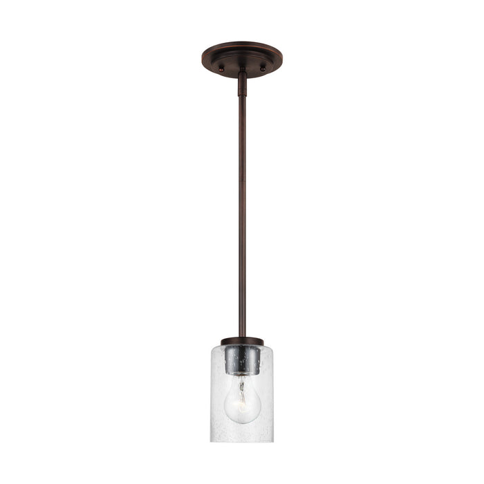 Generation Lighting 61170-710 One Light Mini-Pendant, Bronze