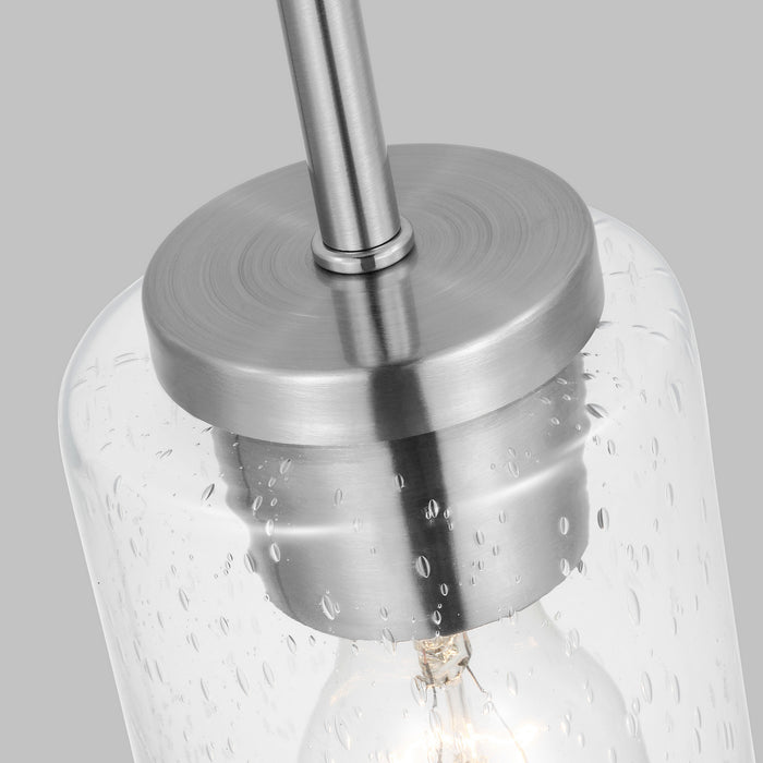 Generation Lighting 61170-962 One Light Mini-Pendant, Brushed Nickel
