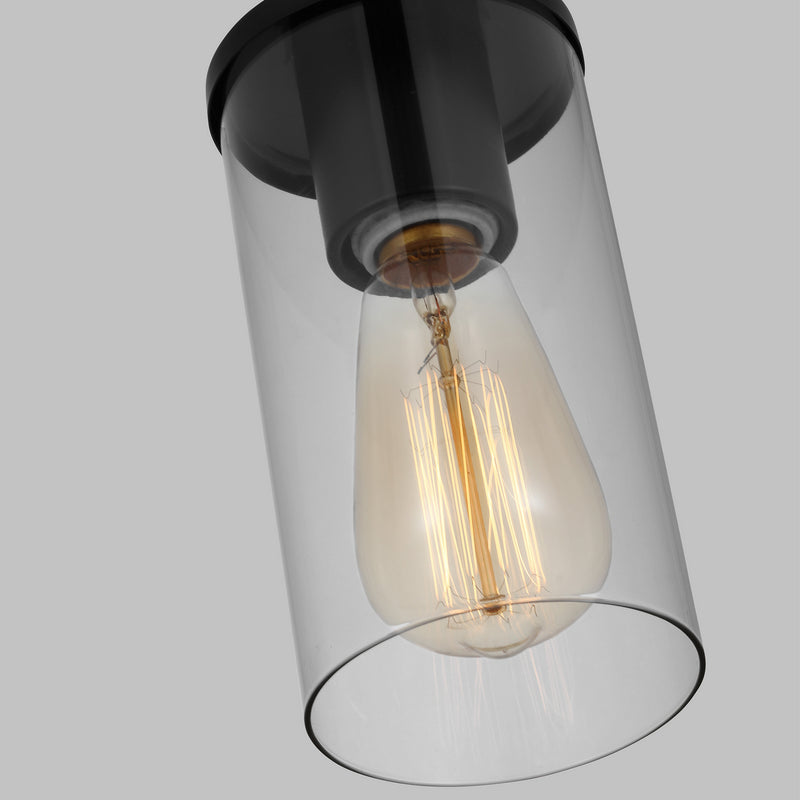 Visual Comfort Studio 6190301-112 One Light Mini-Pendant, Midnight Black