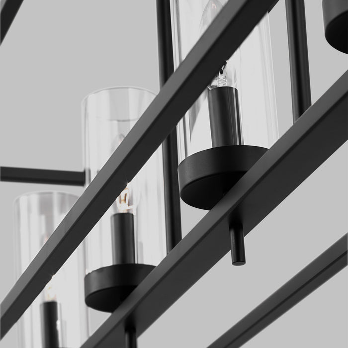 Visual Comfort Studio 6690305-112 Five Light Island Pendant, Midnight Black