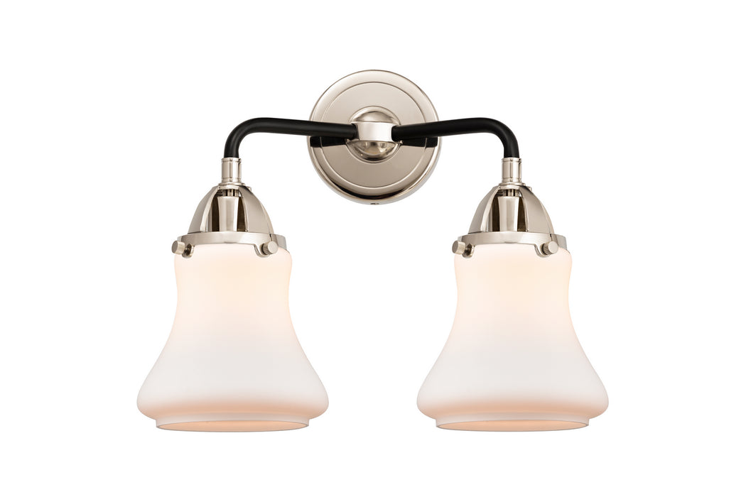 Innovations 288-2W-BPN-G191 Two Light Bath Vanity, Black Polished Nickel