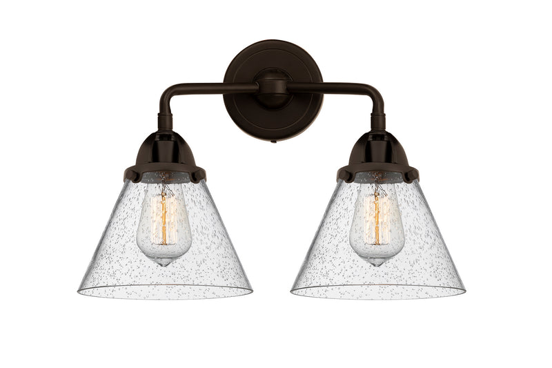 Innovations 288-2W-OB-G44 Two Light Bath Vanity, Oil Rubbed Bronze