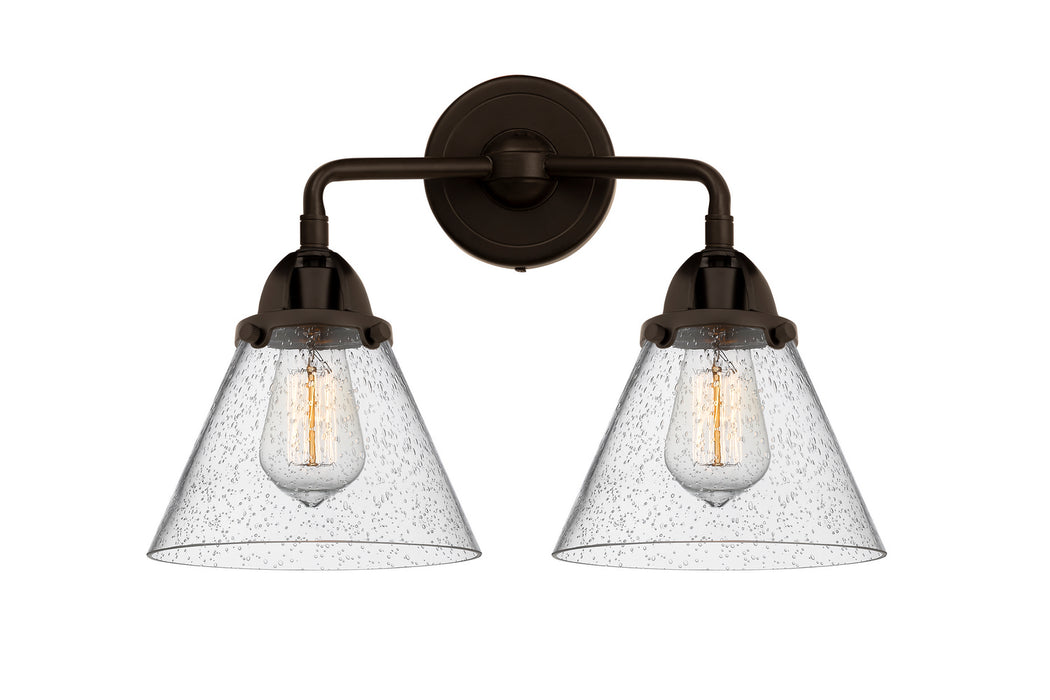 Innovations 288-2W-OB-G44 Two Light Bath Vanity, Oil Rubbed Bronze