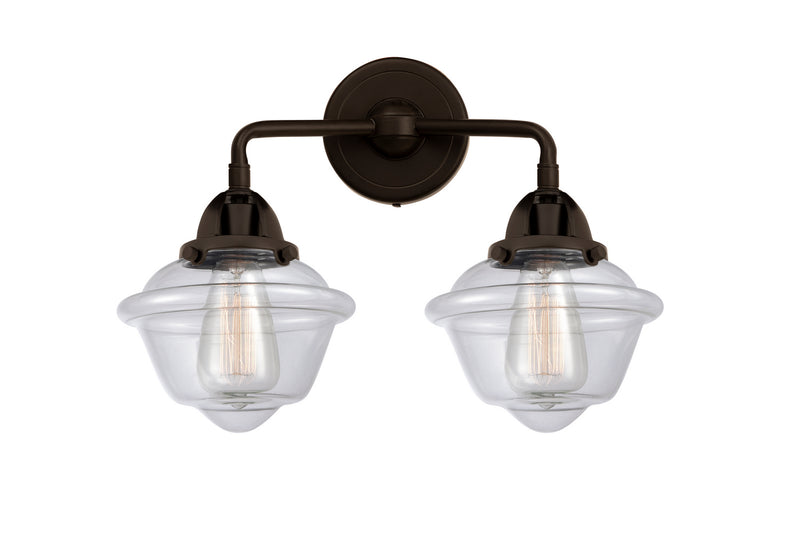 Innovations 288-2W-OB-G532 Two Light Bath Vanity, Oil Rubbed Bronze