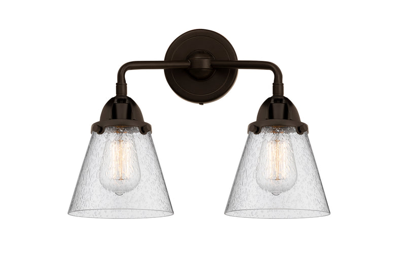 Innovations 288-2W-OB-G64 Two Light Bath Vanity, Oil Rubbed Bronze