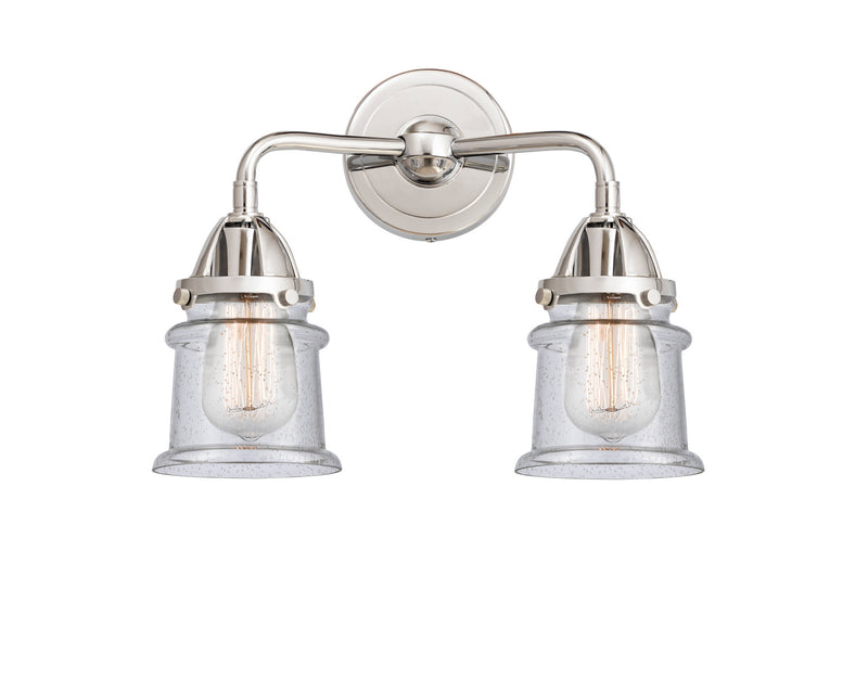 Innovations 288-2W-PC-G184S Two Light Bath Vanity, Polished Chrome