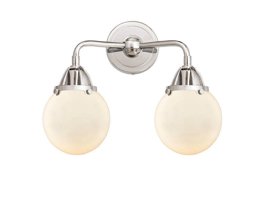 Innovations 288-2W-PC-G201-6 Two Light Bath Vanity, Polished Chrome