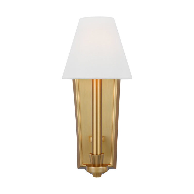 Visual Comfort Studio AW1121BBS One Light Wall Sconce, Burnished Brass