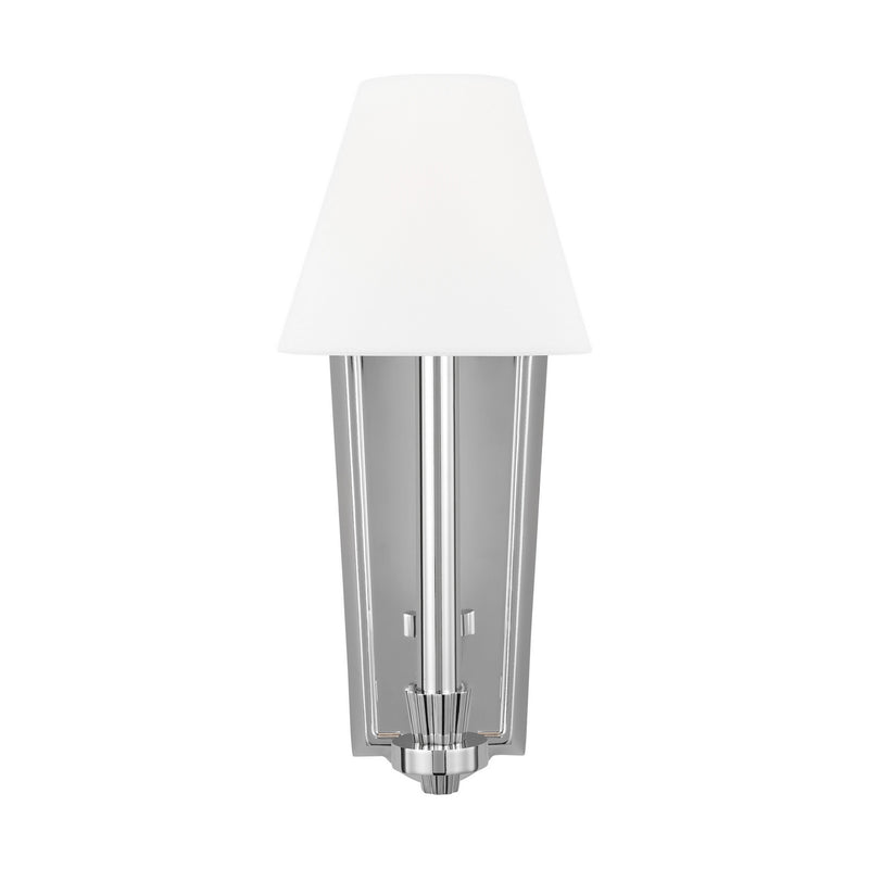 Visual Comfort Studio AW1121PN One Light Wall Sconce, Polished Nickel