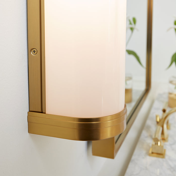 Visual Comfort Studio AW1152BBS Two Light Vanity, Burnished Brass