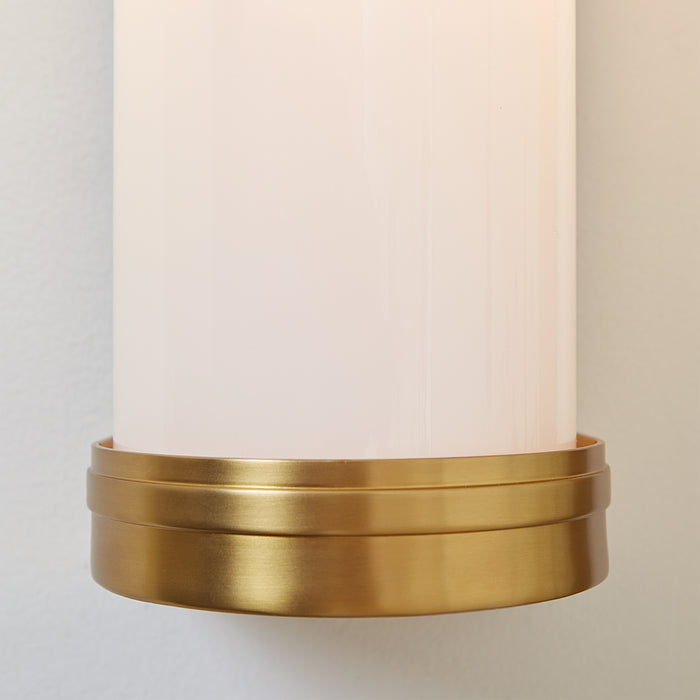 Visual Comfort Studio AW1152BBS Two Light Vanity, Burnished Brass