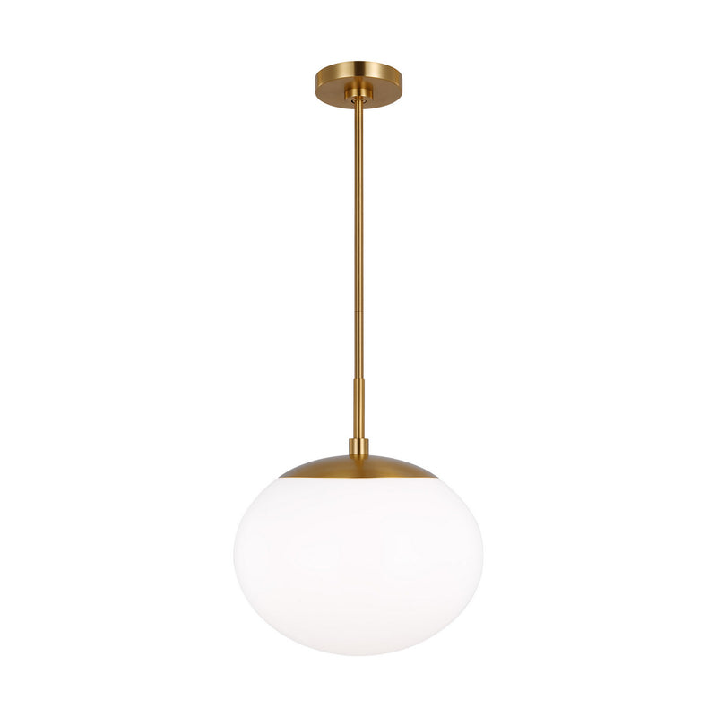 Visual Comfort Studio EP1341BBS One Light Pendant, Burnished Brass