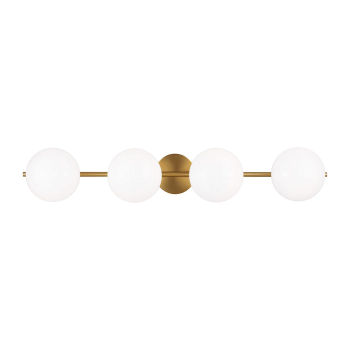 Visual Comfort Studio EV1014BBS Four Light Vanity, Burnished Brass