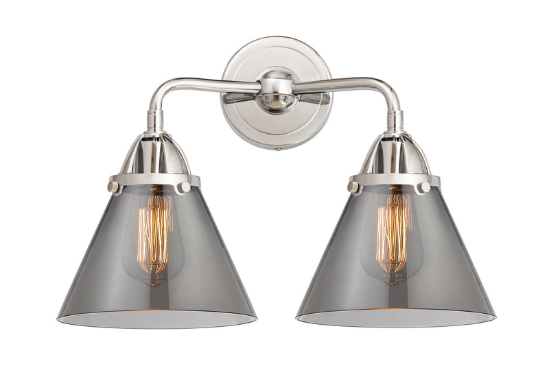 Innovations 288-2W-PC-G43 Two Light Bath Vanity, Polished Chrome