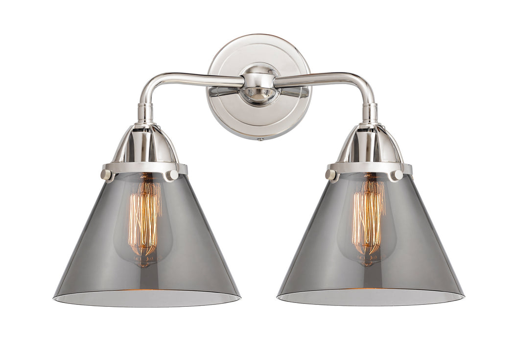 Innovations 288-2W-PC-G43 Two Light Bath Vanity, Polished Chrome