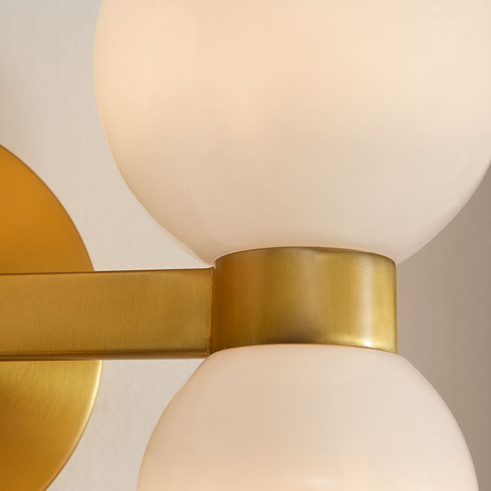 Visual Comfort Studio KSW1034BBSMG Four Light Wall Sconce, Burnished Brass