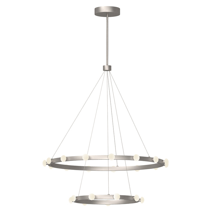 Kuzco Lighting CH63436-BN LED Chandelier, Brushed Nickel