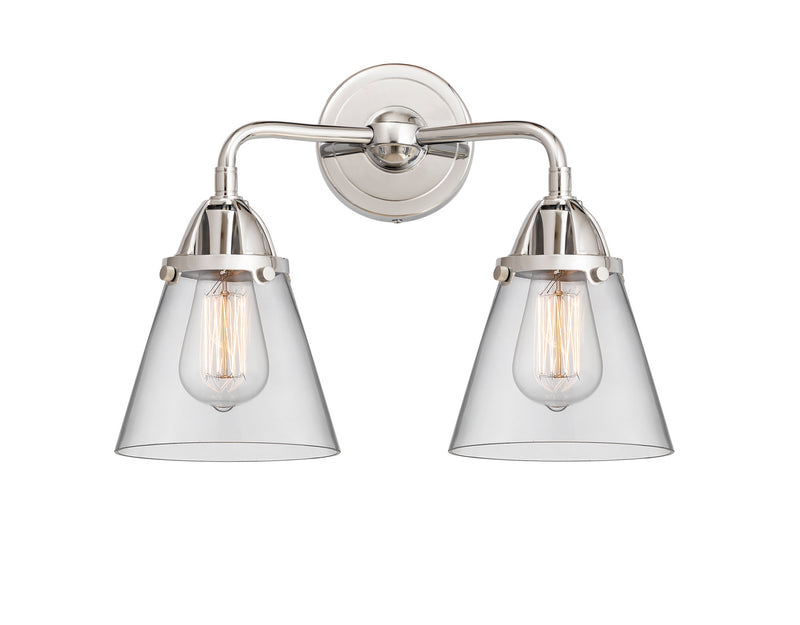 Innovations 288-2W-PC-G62 Two Light Bath Vanity, Polished Chrome