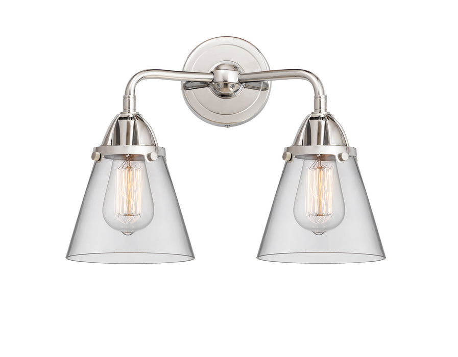 Innovations 288-2W-PC-G62 Two Light Bath Vanity, Polished Chrome