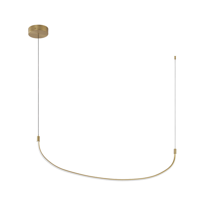 Kuzco Lighting LP89048-BG LED Pendant, Brushed Gold