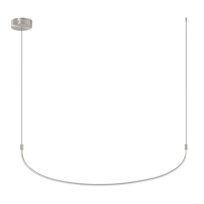 Kuzco Lighting LP89048-BN LED Pendant, Brushed Nickel