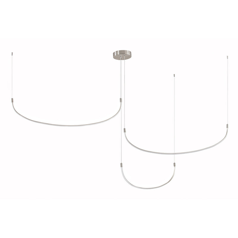 Kuzco Lighting MP89390-BN LED Pendant, Brushed Nickel