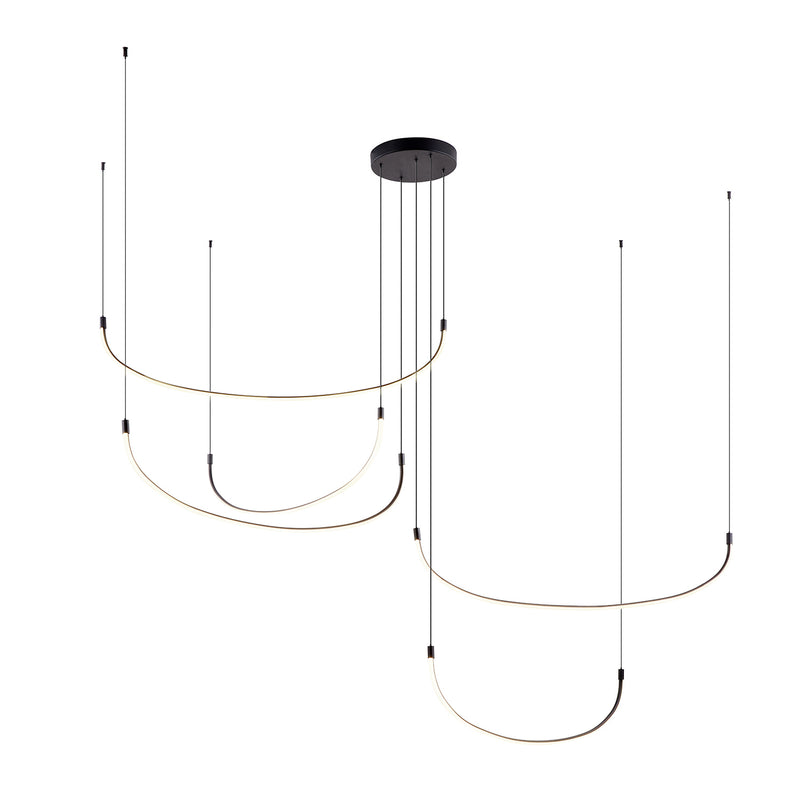 Kuzco Lighting MP89590-BK LED Pendant, Black