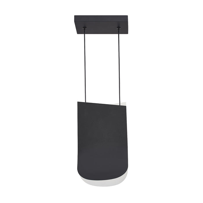 Kuzco Lighting PD83708-BK/WH LED Pendant, Black/White