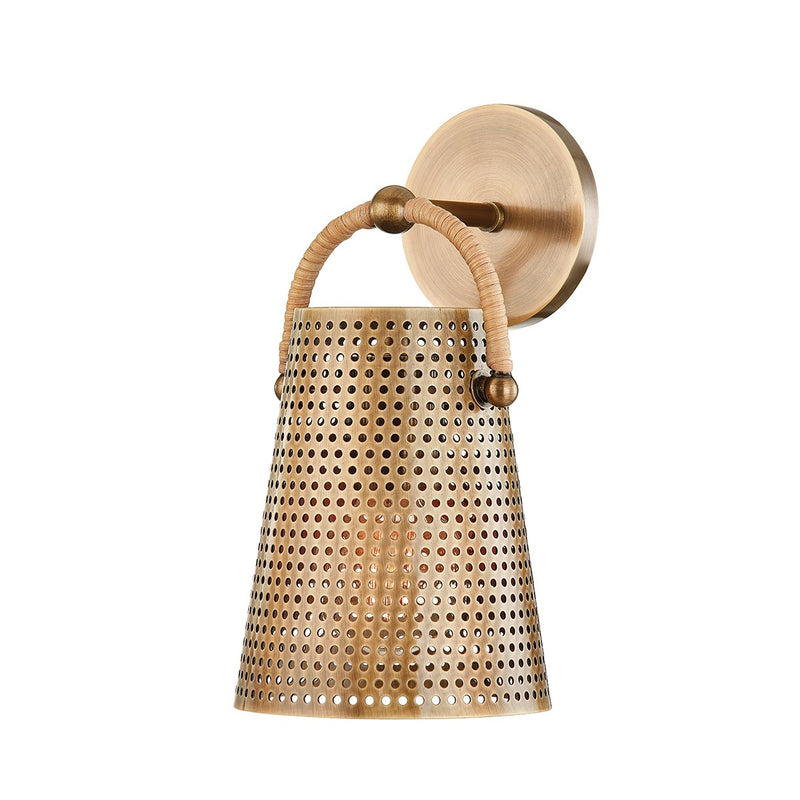 Troy Lighting B8213-PBR One Light Wall Sconce, Patina Brass