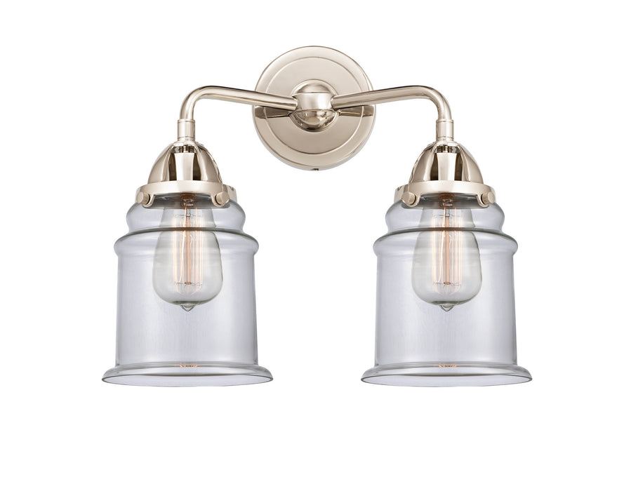 Innovations 288-2W-PN-G182 Two Light Bath Vanity, Polished Nickel
