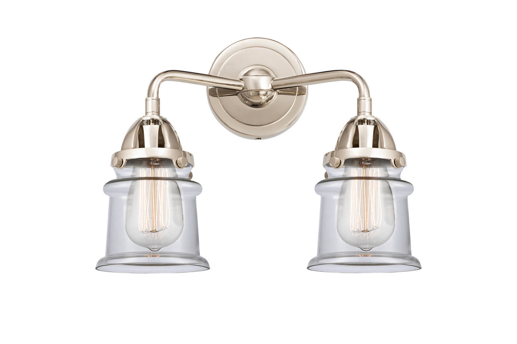 Innovations 288-2W-PN-G182S Two Light Bath Vanity, Polished Nickel