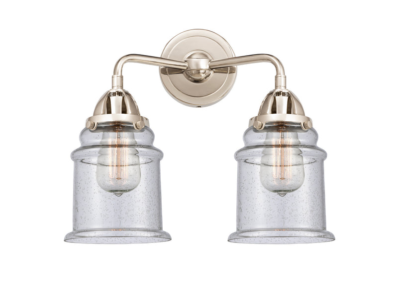 Innovations 288-2W-PN-G184 Two Light Bath Vanity, Polished Nickel